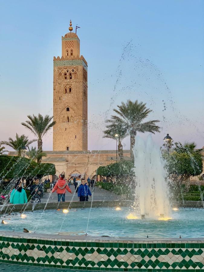Authentic Moroccan Charm Apartment In Marrakech Terrace Маракеш Екстериор снимка