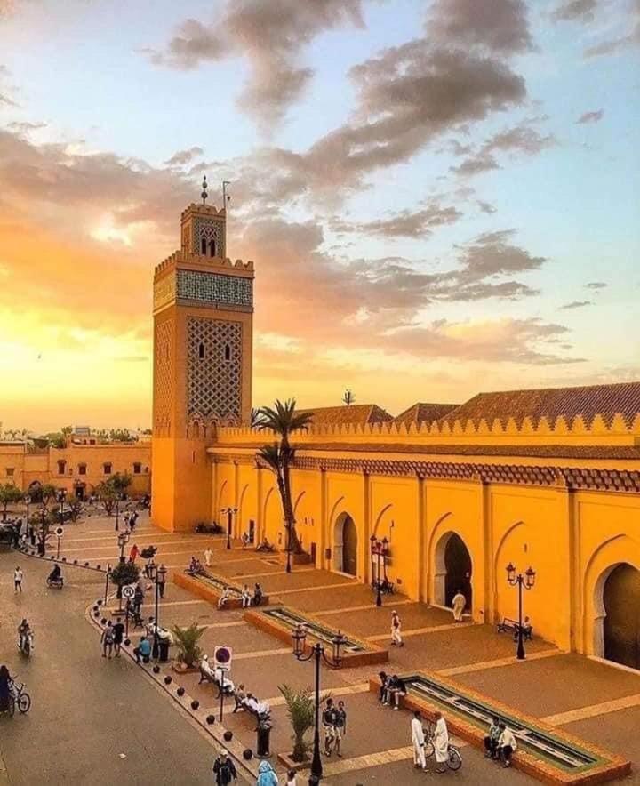 Authentic Moroccan Charm Apartment In Marrakech Terrace Маракеш Екстериор снимка